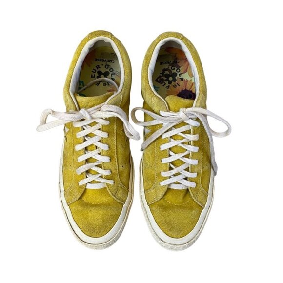 Converse One Star x Golf Le Fleur Sulphur 2017 Unisex Sneaker Mens size 8 Yellow - Picture 2 of 12